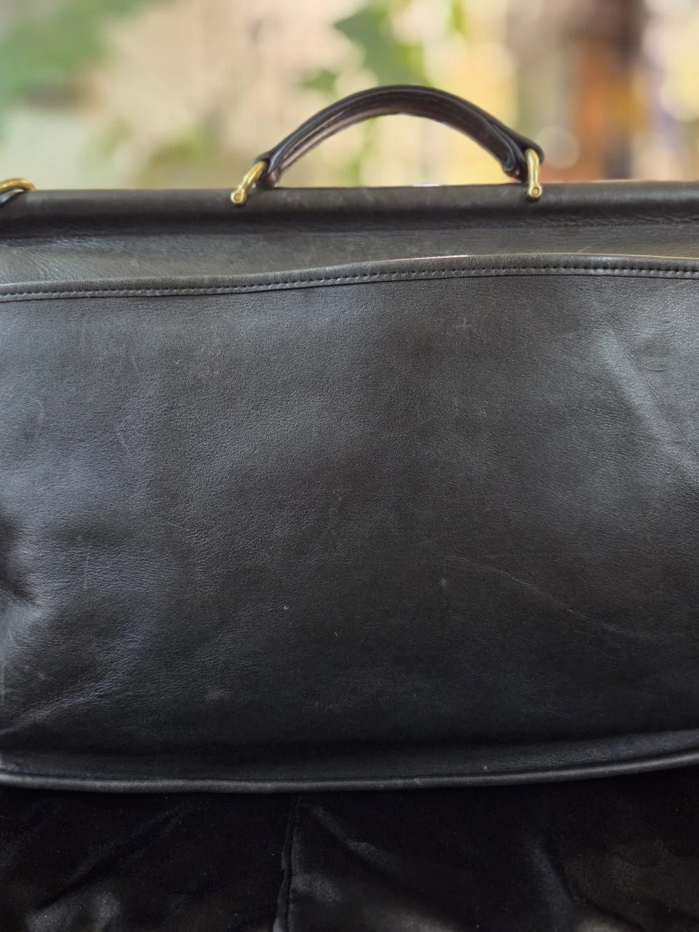 Coach Beekman Briefcase with Brass Hardware